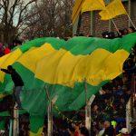 hinchada union. cesar soria