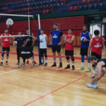 Gigantes, entrenamiento vóley