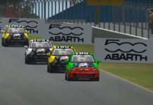 Arranque virtual de la Abarth 595 y victoria de Valentín