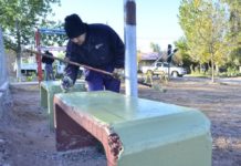 Transforman la plaza Maradona del barrio Esfuerzo