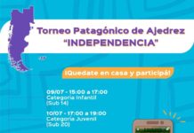 Tres días de ajedrez virtual en el Patagónico Independencia