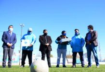 Inauguraron el sintético en el Coloso