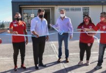 SAF inaugurada, luces para la cancha sintética y homenaje a Diego