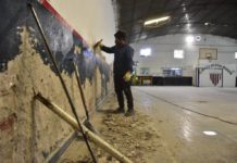 Recuperan el gimnasio de Atlético Neuquén, que será el 13ª Centro Comunitario