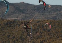 Los mejores del Argentino de kitesurf en Quila Quina