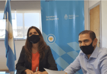 Arrondo y Sánchez firmaron un acuerdo por el programa Escuelas Deportivas Argentinas