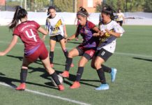Las chicas de Conflu, campeonas en casa
