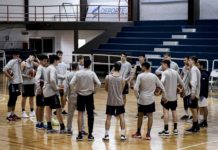 Manu Rodríguez y Juan Conte Grand, en la última preparación de la U19