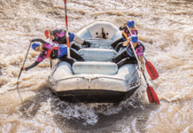 Los equipos de Aluminé y Pehuenia hicieron podio en el Argentino de rafting