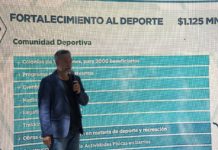 “Es un día histórico para la ciudad: son 1.125 millones para el deporte”