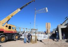 Comenzaron a techar el SAF de Parque Industrial