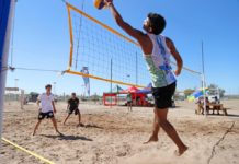 Encuentro de beach vóley en la Ciudad Deportiva