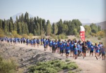 Chos Malal, activada con más de 1.000 atletas en las calles