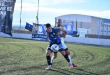 Olimpo golpeó sobre el final y le cortó una larga racha a Deportivo Rincón