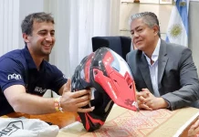 El gobernador Figueroa recibió a Santiago Rostan en Casa de Gobierno