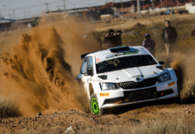 Ale Cancio, Nico González y Joselito Gómez, adelante en el Shakedown