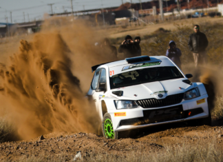 Ale Cancio, Nico González y Joselito Gómez, adelante en el Shakedown