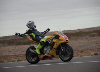 Nicolás Soto, el destacado de las motos en Centenario