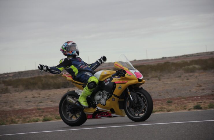Nicolás Soto, el destacado de las motos en Centenario