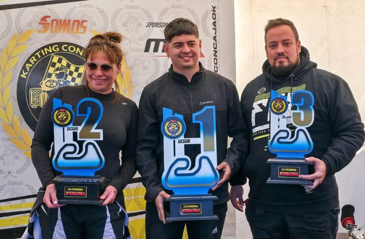 Ferrero, Martínez y Vera, los destacados del KCC en Fernández Oro