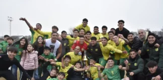 Unión de Zapala goleó a San Lorenzo y se consagró en la B de LIFUNE