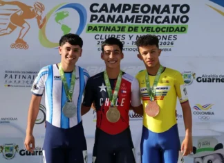 Franco Carrasco sumó una medalla de plata en el Panamericano de patín