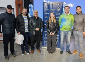 La ministra Codermatz acompañó la presentación del rally de Chos Malal