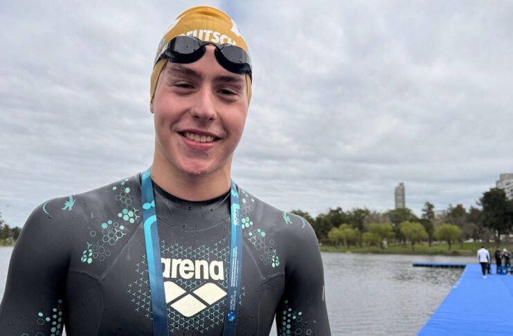 Tomás Jouglard, en el top 20 en el Mundial de Aguas Abiertas